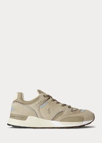 Khaki miesten Ralph Lauren Trackster 200 -lenkkarit Khaki miesten Ralph Lauren Trackster 200 -lenkkarit