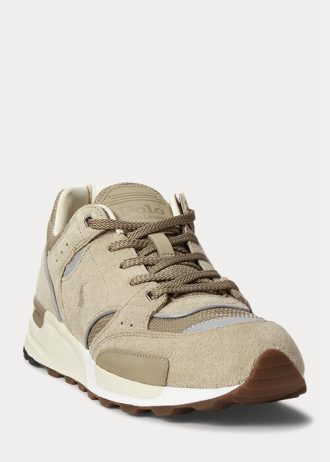 Khaki miesten Ralph Lauren Trackster 200 -lenkkarit Khaki miesten Ralph Lauren Trackster 200 -lenkkarit