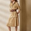 Khaki naisten Ralph Lauren Aryiana lampaan mokkanahkahameet Khaki naisten Ralph Lauren Aryiana lampaan mokkanahkahameet