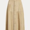 Khaki naisten Ralph Lauren Aryiana lampaan mokkanahkahameet Khaki naisten Ralph Lauren Aryiana lampaan mokkanahkahameet