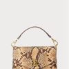 Khaki naisten Ralph Lauren Faux-Snakeskin Small Tayler Crossbody laukut Khaki naisten Ralph Lauren Faux-Snakeskin Small Tayler Crossbody laukut