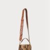 Khaki naisten Ralph Lauren Faux-Snakeskin Small Tayler Crossbody laukut Khaki naisten Ralph Lauren Faux-Snakeskin Small Tayler Crossbody laukut