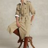 Khaki naisten Ralph Lauren Twill -takit Khaki naisten Ralph Lauren Twill -takit