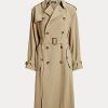 Khaki naisten Ralph Lauren Twill -takit Khaki naisten Ralph Lauren Twill -takit
