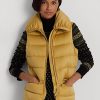 Kultainen naisten Ralph Lauren Satin tikattu untuliivi