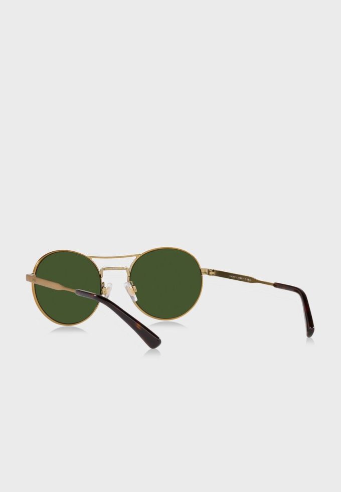 Kultaiset miesten Ralph Lauren 0Ph3142 pyöreät aurinkolasit Kultaiset miesten Ralph Lauren 0Ph3142 pyöreät aurinkolasit