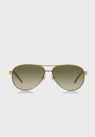 Kultaiset naisten Ralph Lauren 0RA4004 Aviator aurinkolasit