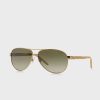 Kultaiset naisten Ralph Lauren 0RA4004 Aviator aurinkolasit Kultaiset naisten Ralph Lauren 0RA4004 Aviator aurinkolasit
