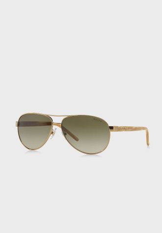 Kultaiset naisten Ralph Lauren 0RA4004 Aviator aurinkolasit