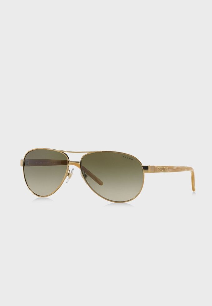 Kultaiset naisten Ralph Lauren 0RA4004 Aviator aurinkolasit Kultaiset naisten Ralph Lauren 0RA4004 Aviator aurinkolasit