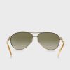 Kultaiset naisten Ralph Lauren 0RA4004 Aviator aurinkolasit Kultaiset naisten Ralph Lauren 0RA4004 Aviator aurinkolasit