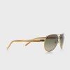 Kultaiset naisten Ralph Lauren 0RA4004 Aviator aurinkolasit Kultaiset naisten Ralph Lauren 0RA4004 Aviator aurinkolasit