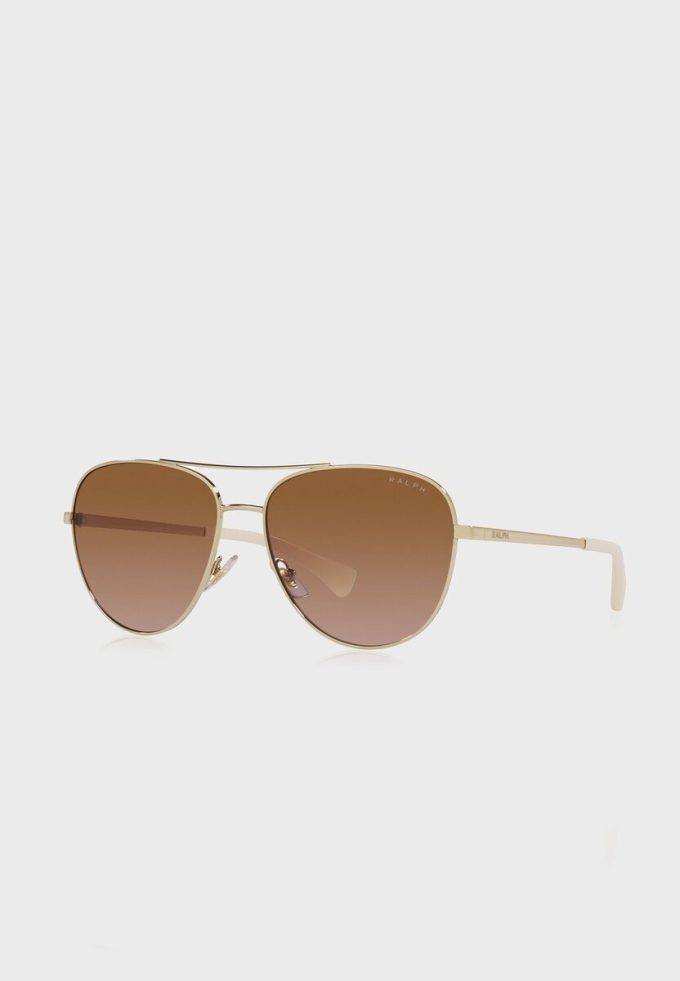 Kultaiset naisten Ralph Lauren 0Ra4139 Aviator aurinkolasit Kultaiset naisten Ralph Lauren 0Ra4139 Aviator aurinkolasit