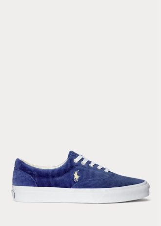 Kuninkaallisen laivaston miesten Ralph Lauren Keaton vakosamettilenkkarit Kuninkaallisen laivaston miesten Ralph Lauren Keaton vakosamettilenkkarit