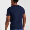 Laivasto miesten Ralph Lauren Logo Crew Neck T-paidat Laivasto miesten Ralph Lauren Logo Crew Neck T-paidat
