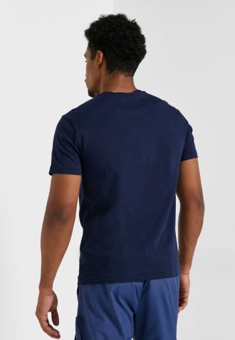 Laivasto miesten Ralph Lauren Logo Crew Neck T-paidat