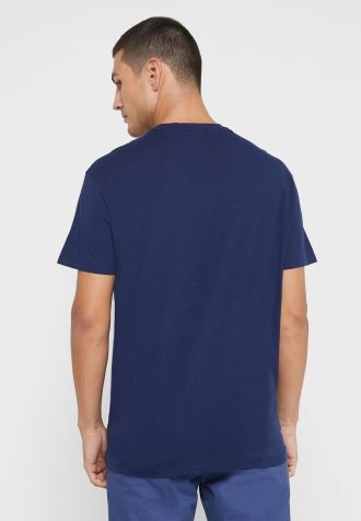 Laivaston miesten Ralph Lauren -painatetut pyöreäkauluksiset T-paidat