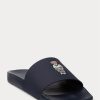 Laivaston miesten Ralph Lauren Polo Bear -tossut Laivaston miesten Ralph Lauren Polo Bear -tossut