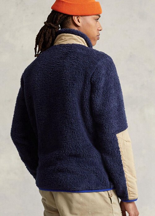 Laivaston miesten Ralph Lauren -tuulta estävät hybriditakit Laivaston miesten Ralph Lauren -tuulta estävät hybriditakit