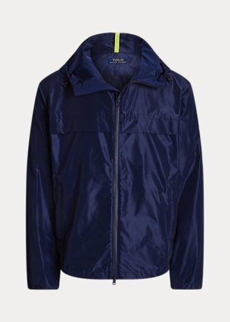 Laivaston miesten Ralph Lauren vettä hylkivät hupulliset takit