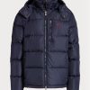 Laivaston miesten Ralph Lauren vettä hylkivät untuvatakit Laivaston miesten Ralph Lauren vettä hylkivät untuvatakit