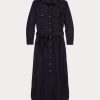 Laivastonsininen naisten Ralph Lauren -villamekko Laivastonsininen naisten Ralph Lauren -villamekko