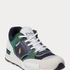 Laivastonsiniset / kultaiset miesten Ralph Lauren Trackster 200 -lenkkarit Laivastonsiniset / kultaiset miesten Ralph Lauren Trackster 200 -lenkkarit