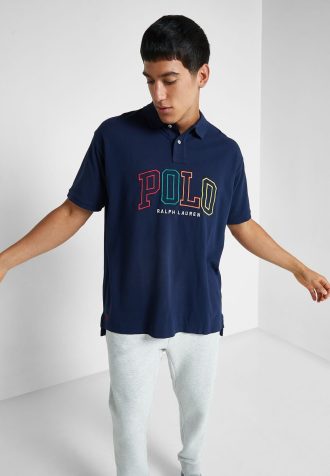 Laivastonsiniset miesten Ralph Lauren -logopaidat Laivastonsiniset miesten Ralph Lauren -logopaidat