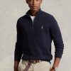 Laivastonsiniset miesten Ralph Lauren -puuvillaiset neulepuserot Laivastonsiniset miesten Ralph Lauren -puuvillaiset neulepuserot