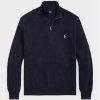Laivastonsiniset miesten Ralph Lauren -puuvillaiset neulepuserot Laivastonsiniset miesten Ralph Lauren -puuvillaiset neulepuserot