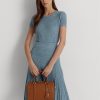 Lauren Tan/Buff naisten Ralph Lauren kohokuvioidut nahkaiset keskikokoiset Kaden-laukut Lauren Tan/Buff naisten Ralph Lauren kohokuvioidut nahkaiset keskikokoiset Kaden-laukut
