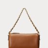 Lauren Tan naisten Ralph Lauren Nappa -nahkaiset pienet Emelia-olkalaukut Lauren Tan naisten Ralph Lauren Nappa -nahkaiset pienet Emelia-olkalaukut