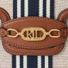 Lauren Tan/Navy naisten Ralph Lauren Canvas -suuret Symone-kangaskassit Lauren Tan/Navy naisten Ralph Lauren Canvas -suuret Symone-kangaskassit