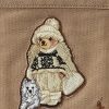 Madison Tan naisten Ralph Lauren Canvas Medium Polo Bear Kangaskassit Madison Tan naisten Ralph Lauren Canvas Medium Polo Bear Kangaskassit