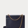 Midnight Navy naisten Ralph Lauren Polo ID nahka kirjekuori ketju Crossbody laukut Midnight Navy naisten Ralph Lauren Polo ID nahka kirjekuori ketju Crossbody laukut