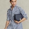 Midnight Navy naisten Ralph Lauren Polo ID nahkaiset satulalaukut Midnight Navy naisten Ralph Lauren Polo ID nahkaiset satulalaukut