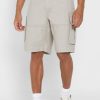 Miesten beigenväriset Ralph Lauren Essential -shortsit