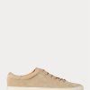 Miesten beigenväriset Ralph Lauren Jermain Suede -lenkkarit Miesten beigenväriset Ralph Lauren Jermain Suede -lenkkarit