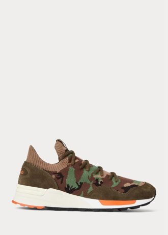 Miesten Camo Ralph Lauren Trackster 200II Camo Knit -lenkkarit Miesten Camo Ralph Lauren Trackster 200II Camo Knit -lenkkarit