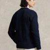Miesten laivasto Ralph Lauren Nyc Crewneck -neulepuserot Miesten laivasto Ralph Lauren Nyc Crewneck -neulepuserot
