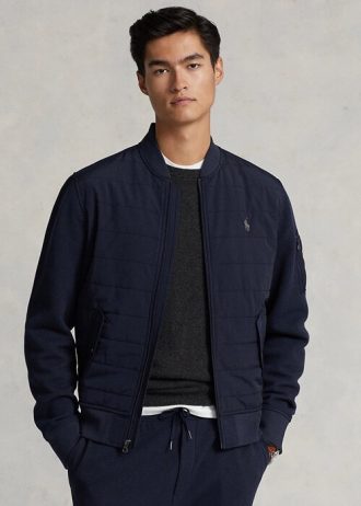 Miesten laivaston Ralph Lauren Hybrid Bomber -takit Miesten laivaston Ralph Lauren Hybrid Bomber -takit