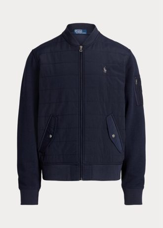 Miesten laivaston Ralph Lauren Hybrid Bomber -takit Miesten laivaston Ralph Lauren Hybrid Bomber -takit