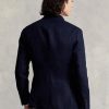 Miesten laivaston Ralph Lauren Polo pehmeät pellavapuvut Miesten laivaston Ralph Lauren Polo pehmeät pellavapuvut