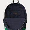 Miesten laivaston Ralph Laurenin ratsastusprinttikankaiset reput Miesten laivaston Ralph Laurenin ratsastusprinttikankaiset reput