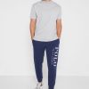 Miesten laivastonruskeat Ralph Lauren -logolla varustetut lenkkeilyhousut Miesten laivastonruskeat Ralph Lauren -logolla varustetut lenkkeilyhousut