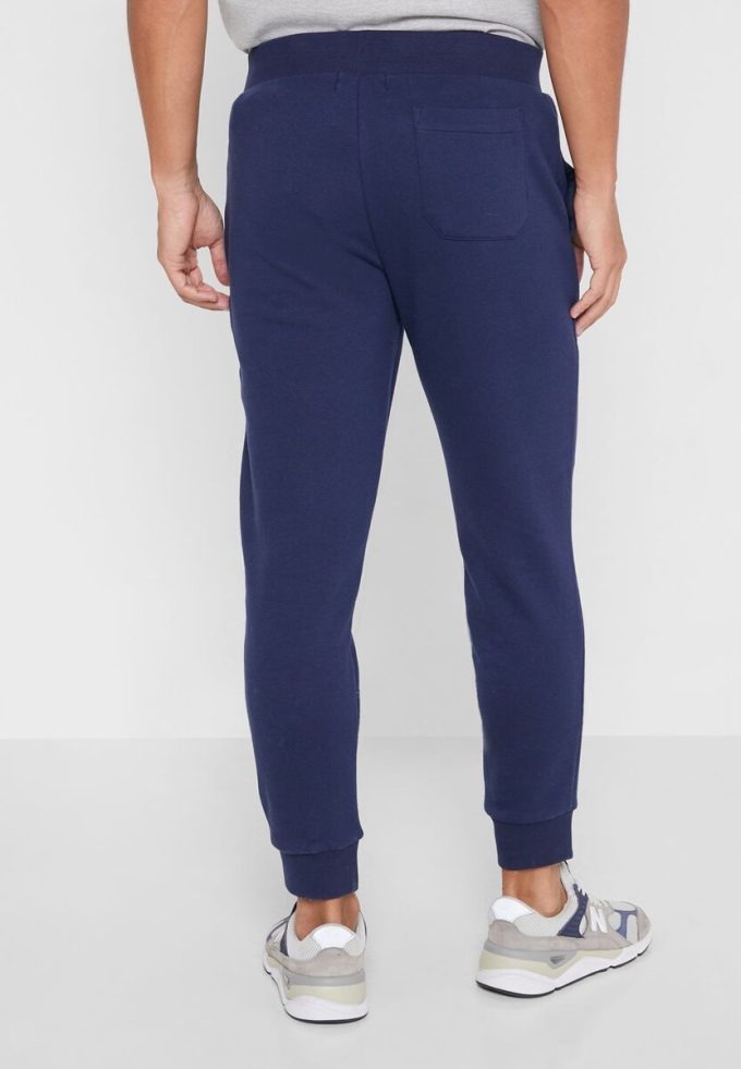 Miesten laivastonruskeat Ralph Lauren -logolla varustetut lenkkeilyhousut Miesten laivastonruskeat Ralph Lauren -logolla varustetut lenkkeilyhousut