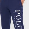 Miesten laivastonruskeat Ralph Lauren -logolla varustetut lenkkeilyhousut Miesten laivastonruskeat Ralph Lauren -logolla varustetut lenkkeilyhousut
