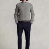 Miesten laivastonväriset Ralph Lauren Slim Fit -villahousut Miesten laivastonväriset Ralph Lauren Slim Fit -villahousut
