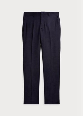 Miesten laivastonväriset Ralph Lauren Slim Fit -villahousut Miesten laivastonväriset Ralph Lauren Slim Fit -villahousut