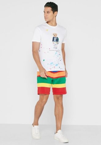 Miesten moniväriset Ralph Lauren -värishortsit